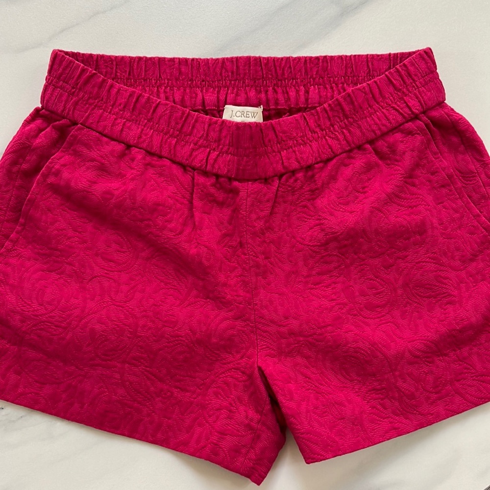 J.Crew pink shorts, size 0